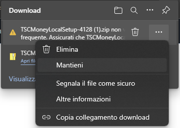 Mantieni sul PC